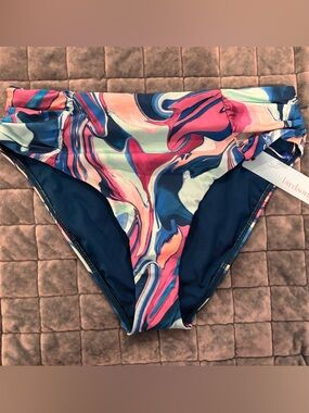 NWT Birdsong Tide Pool Bikini Bottoms Size L